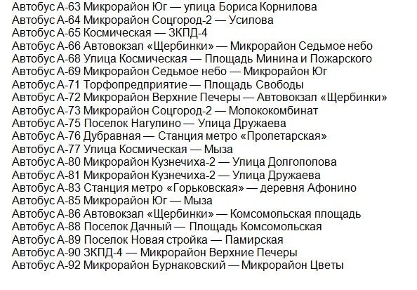Опубликован список маршрутов новой транспортной схемы в Нижнем Новгороде - фото 3