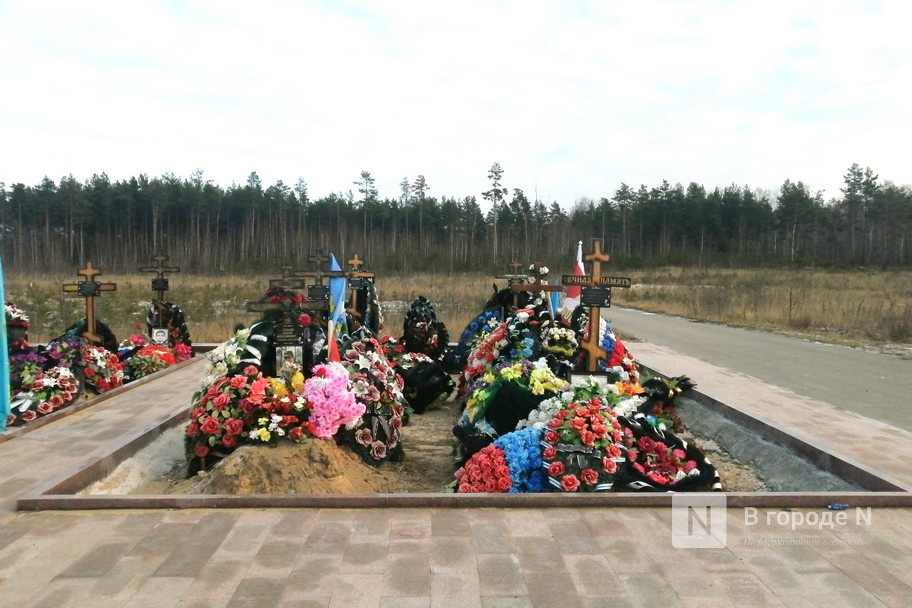 &laquo;Аллея славы&raquo; в память о погибших в СВО появилась на Новосормовском кладбище - фото 1