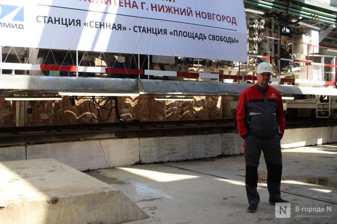 Фоторепортаж: как строят метро на площади Сенной в Нижнем Новгороде - фото 47