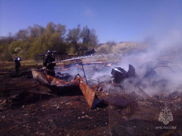 Трое человек погибли на пожаре в Нижегородской области - фото 2