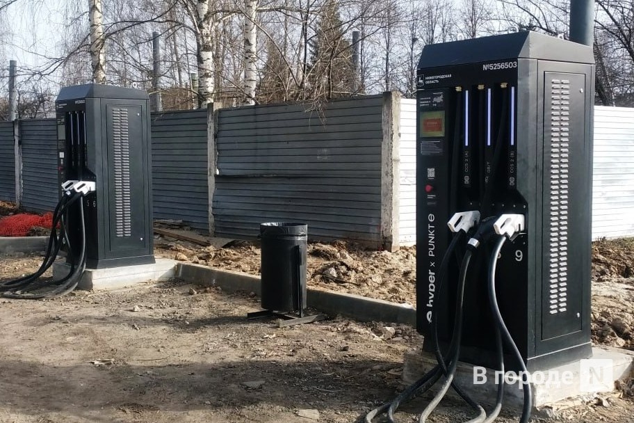 Еще три зарядные станции для электромобилей ввели в Нижнем Новгороде