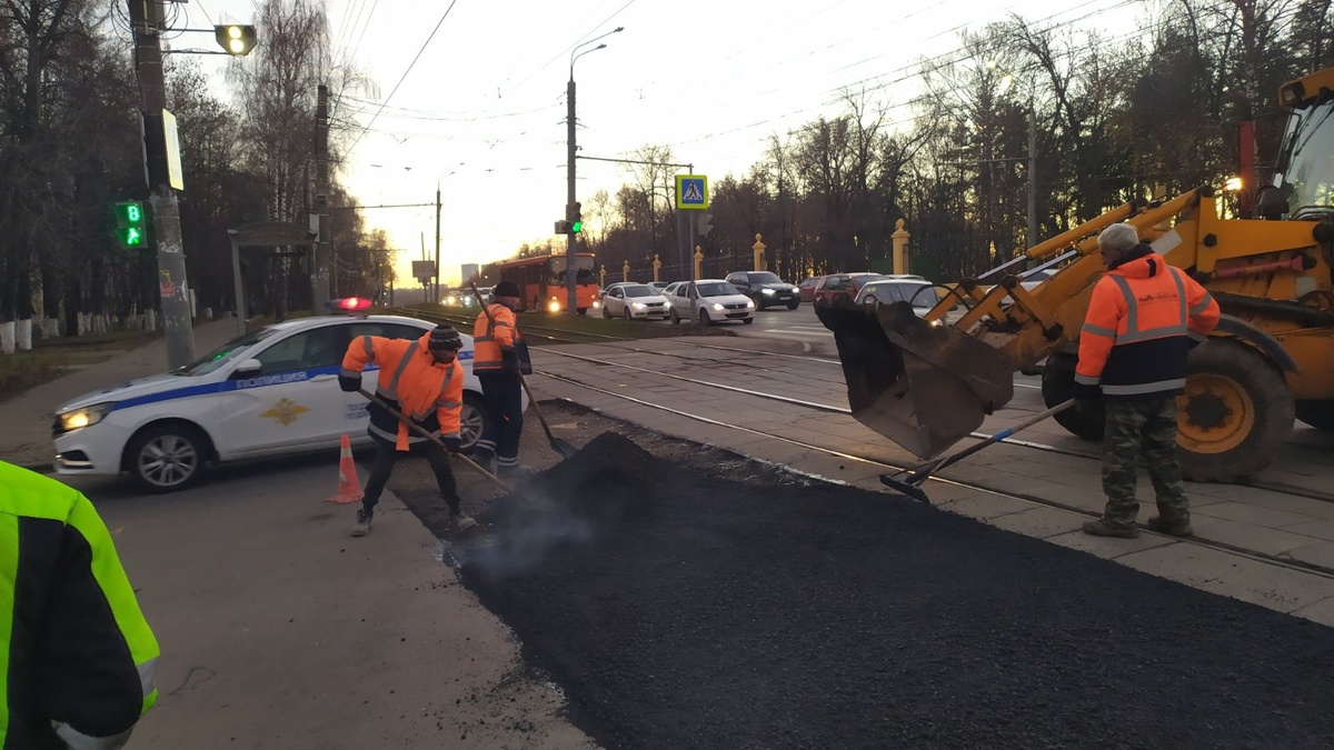 Участок проспекта Гагарина отремонтировали в Приокском районе - фото 1