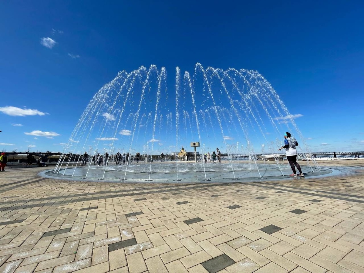 Городские фонтаны заработали в Нижнем Новгороде - фото 1