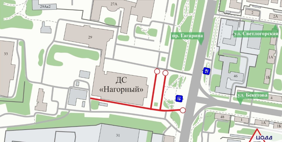 Дороги у Дворца спорта на проспекте Гагарина перекроют почти на неделю - фото 1