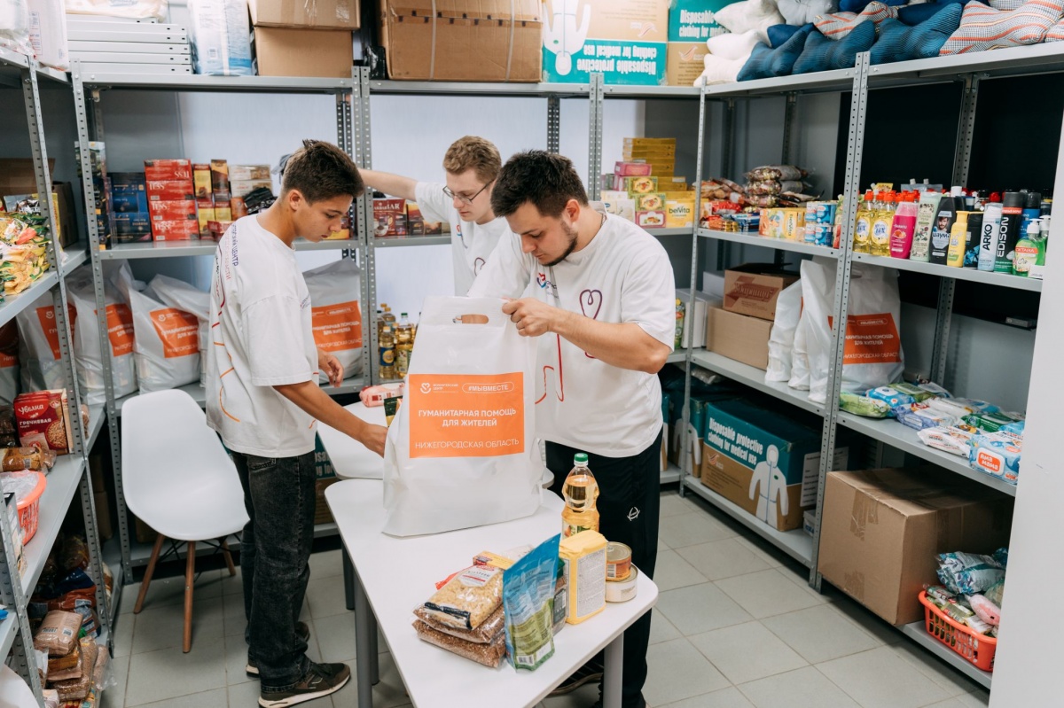 Склад гуманитарной помощи появился в Советском районе Нижнего Новгорода - фото 1