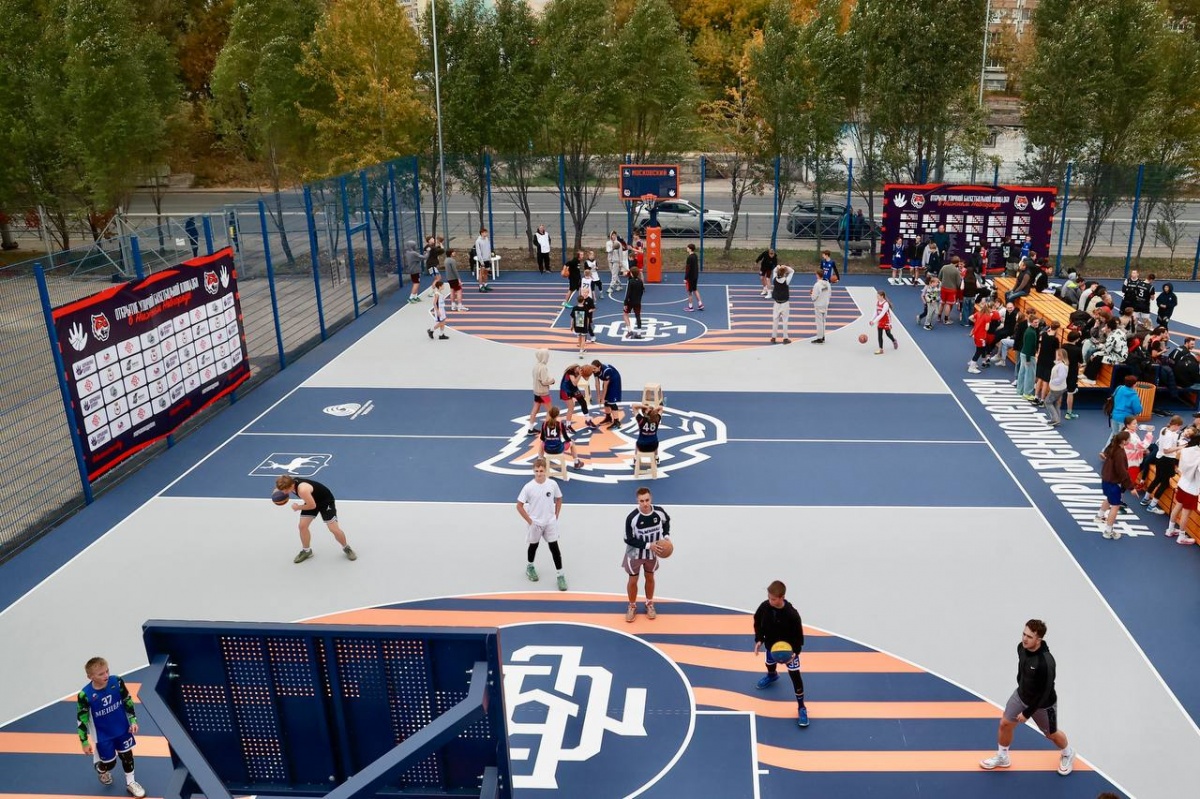 Баскетбольную площадку «Мещера» модернизировали в Нижнем Новгороде - фото 1