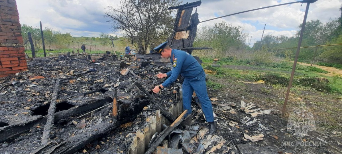 Замыкание могло привести к гибели людей на пожаре в Нижегородской области - фото 1