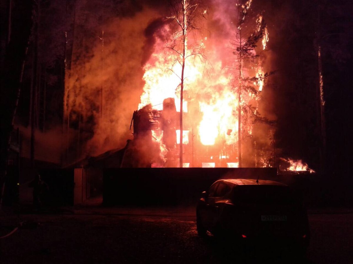 База отдыха с детьми загорелась в Городецком районе - фото 2