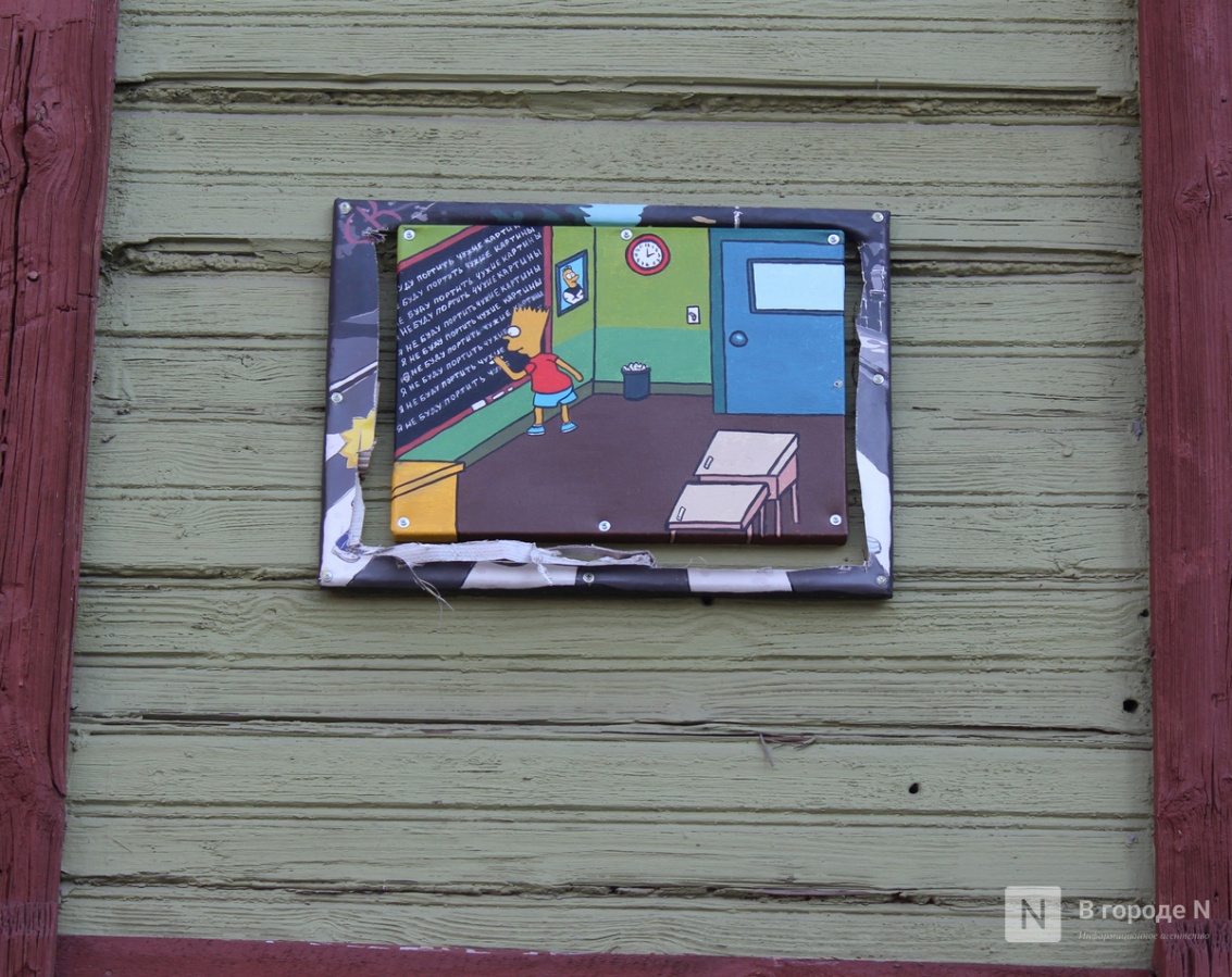 Картина с Бартом Симпсоном появилась на старинном доме в Нижнем Новгороде - фото 2