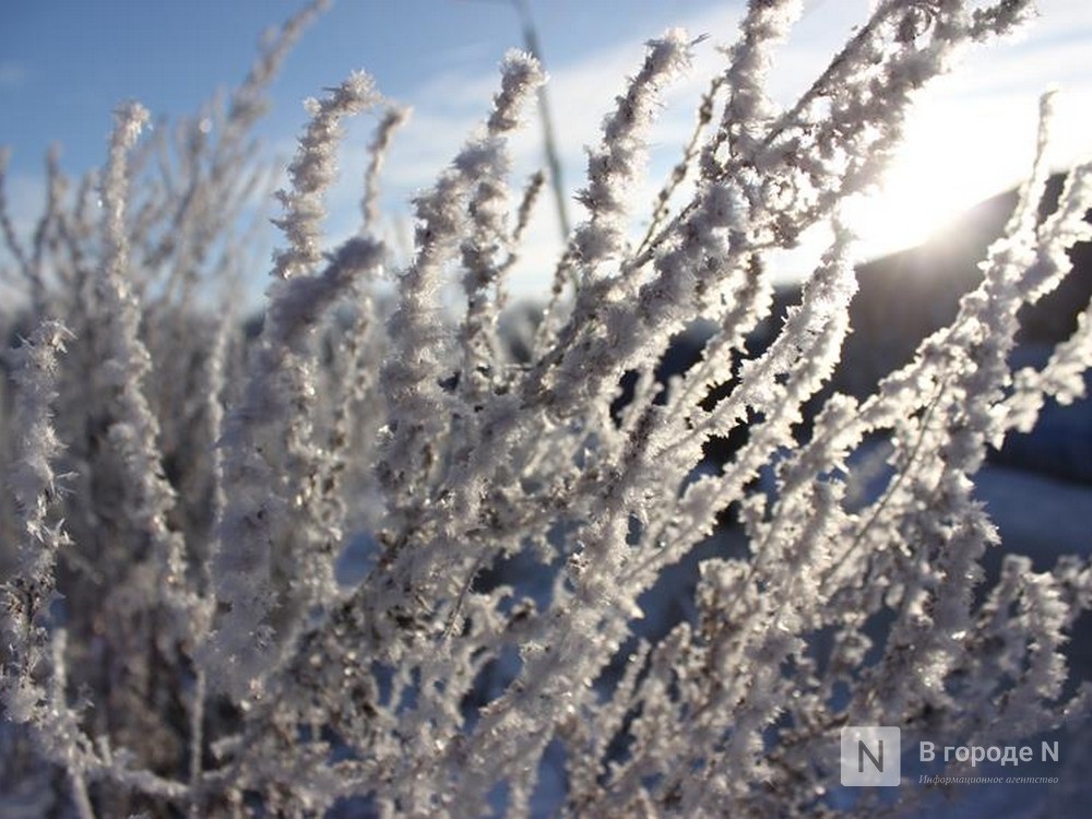 Морозы до -12&deg;C надвигаются на Нижний Новгород  - фото 1