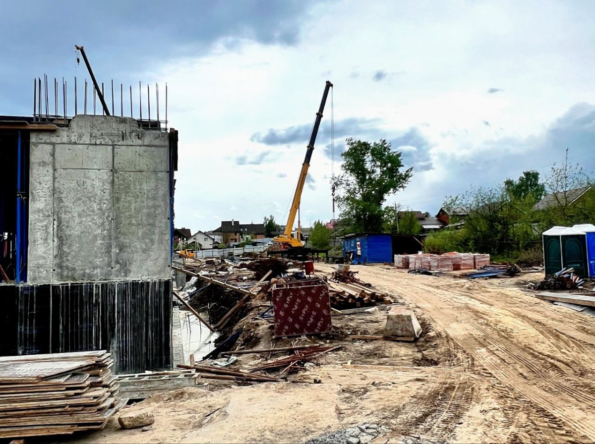 Появились фото строящейся в Новой Кузнечихе поликлиники - фото 2