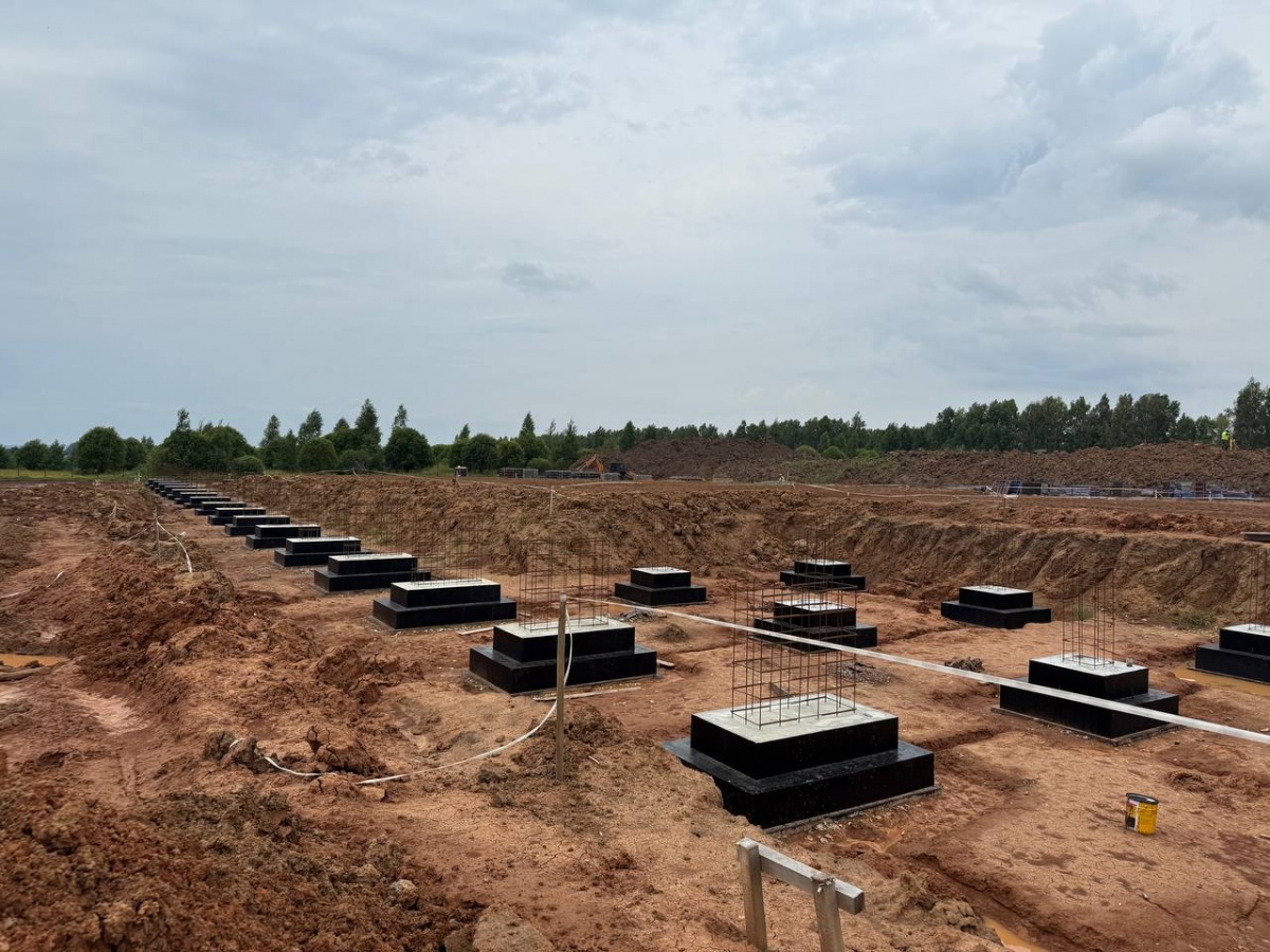 Фундамент мусоросортировочного комплекса заливают в Арзамасском округе - фото 1