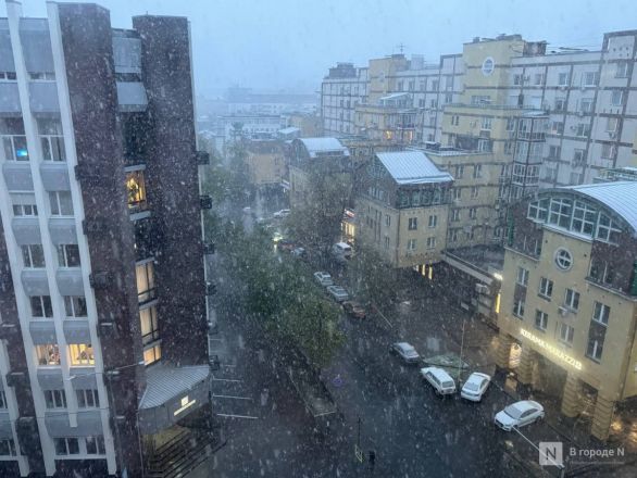 Фото: снежная буря обрушилась на Нижний Новгород 7 мая - фото 23